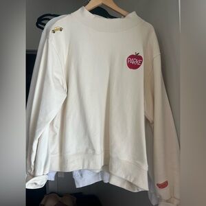 PARKE Mockneck Sweatshirt - NYC Embroidered Limited Edition L/XL